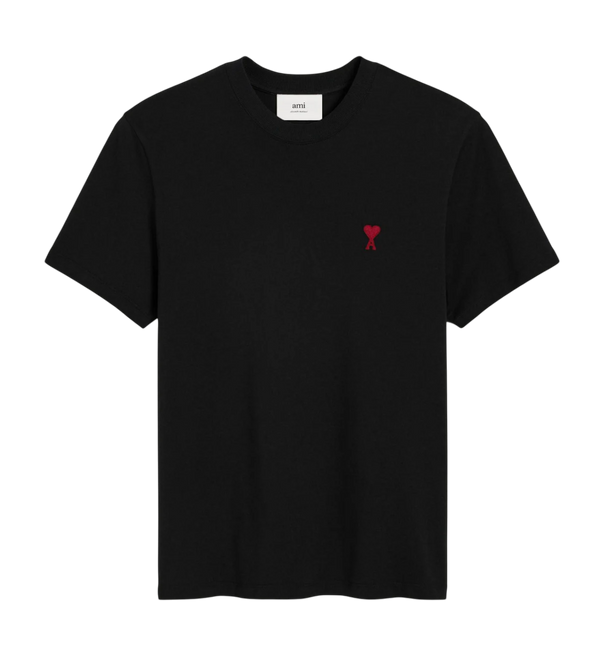 T-shirt Noir Ami de Coeur en Coton – vue principale