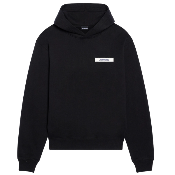 Le Hoodie Gros Grain Jacquemus Black – vue principale