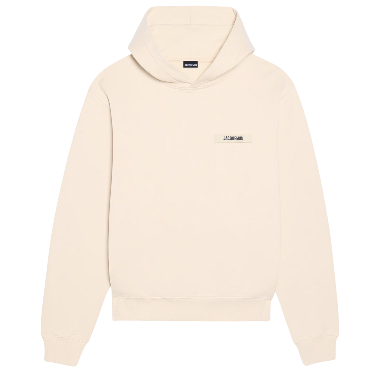 Le Hoodie Gros Grain Jacquemus Cream – vue principale