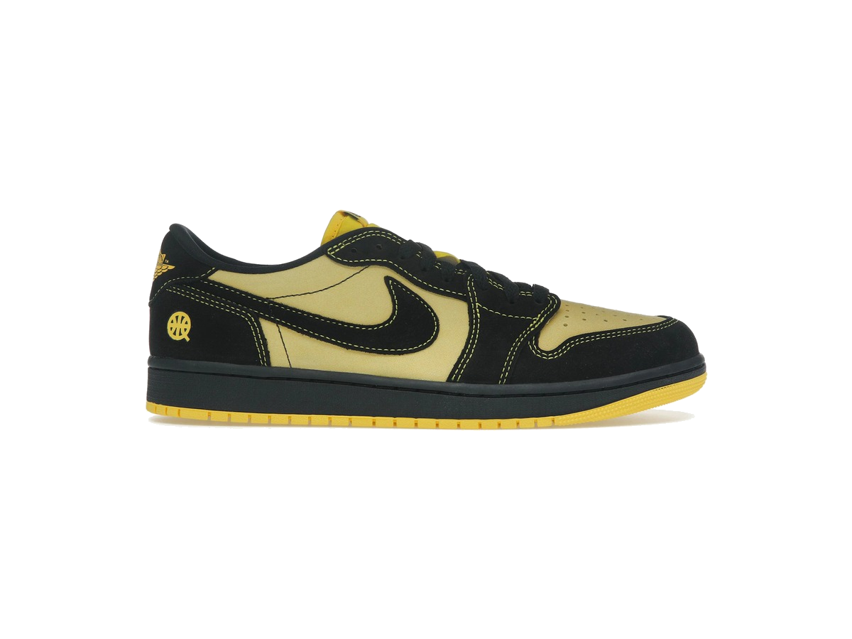 Jordan 1 Retro Low OG Quai 54 Black Tour Yellow Red