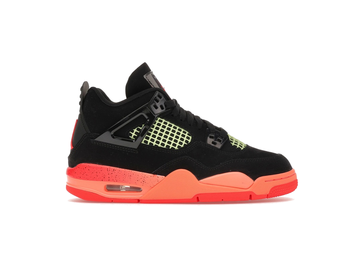Jordan 4 Retro Black Infrared Barely Volt (GS)