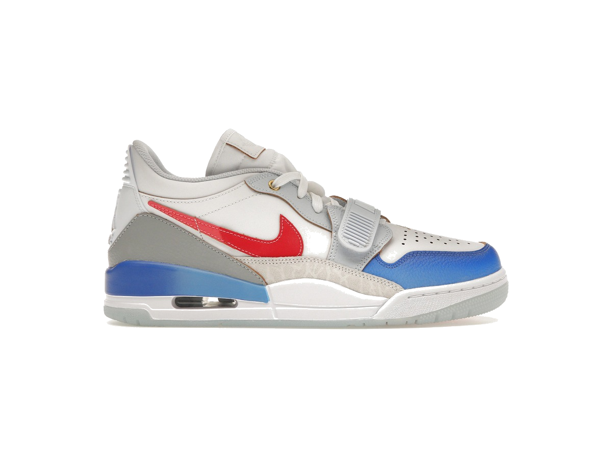 Jordan Legacy 312 Low White Game Royal University Red