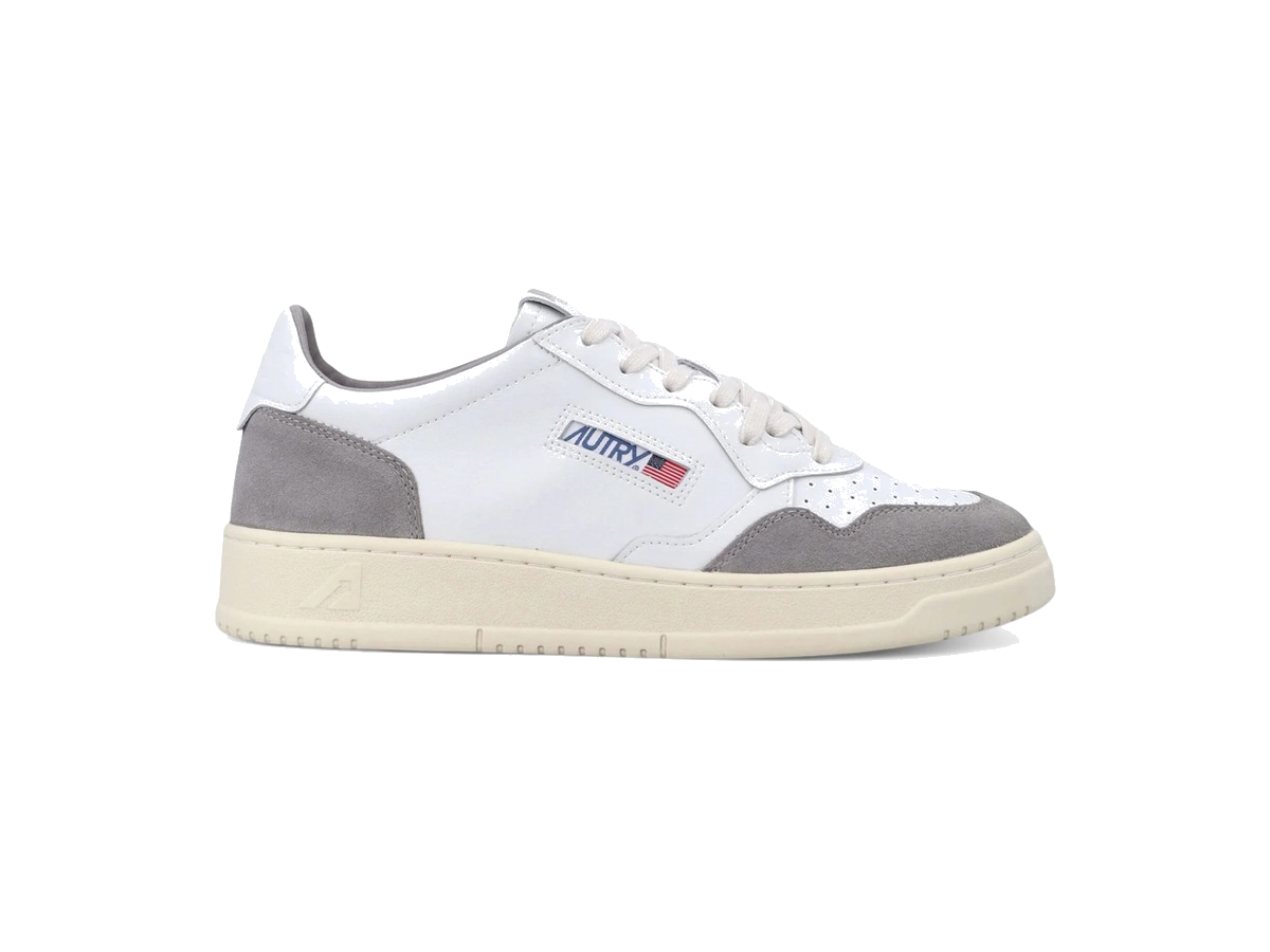 Autry Medalist Leather Low White Vapor