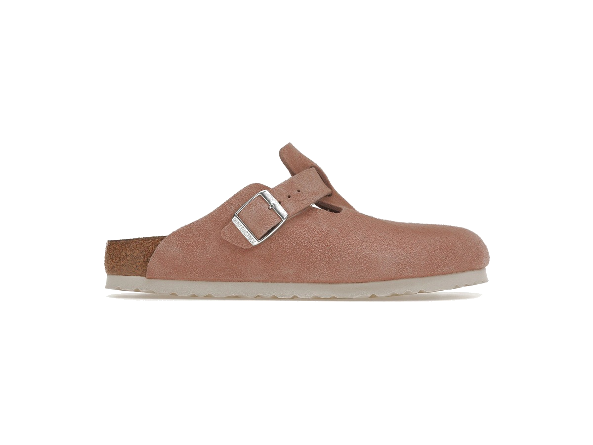 Birkenstock Boston Soft Footbed Suede Pink Clay