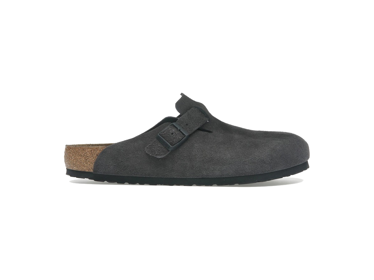 Birkenstock Boston Suede Velvet Grey