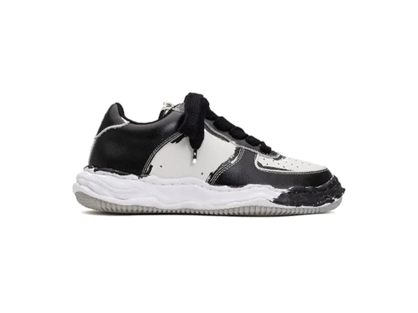 Maison Mihara Yasuhiro Wayne OG Sole Printed Leather Low Black White