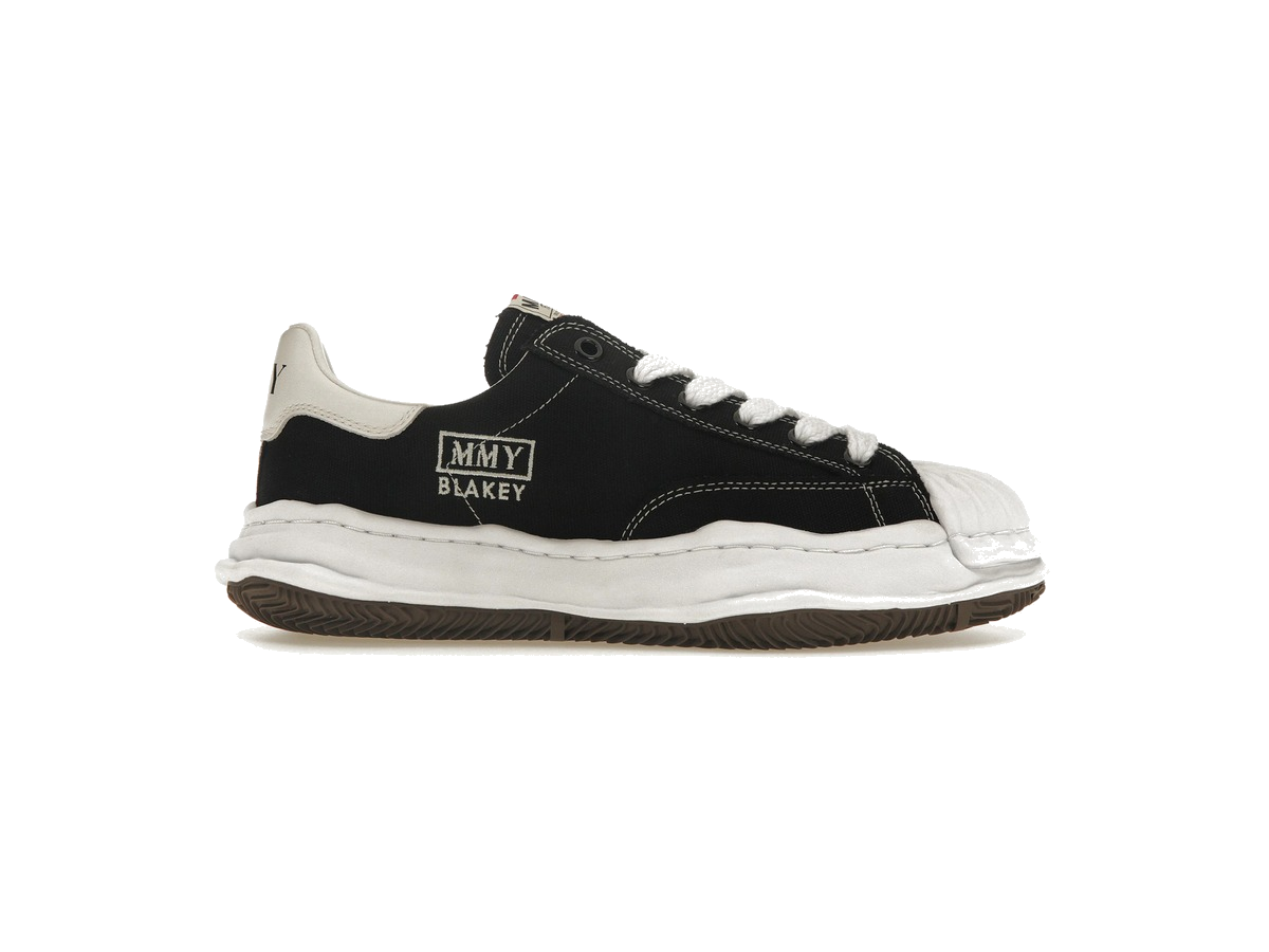 Maison Mihara Yasuhiro Blakey OG Sole Canvas Low Black White