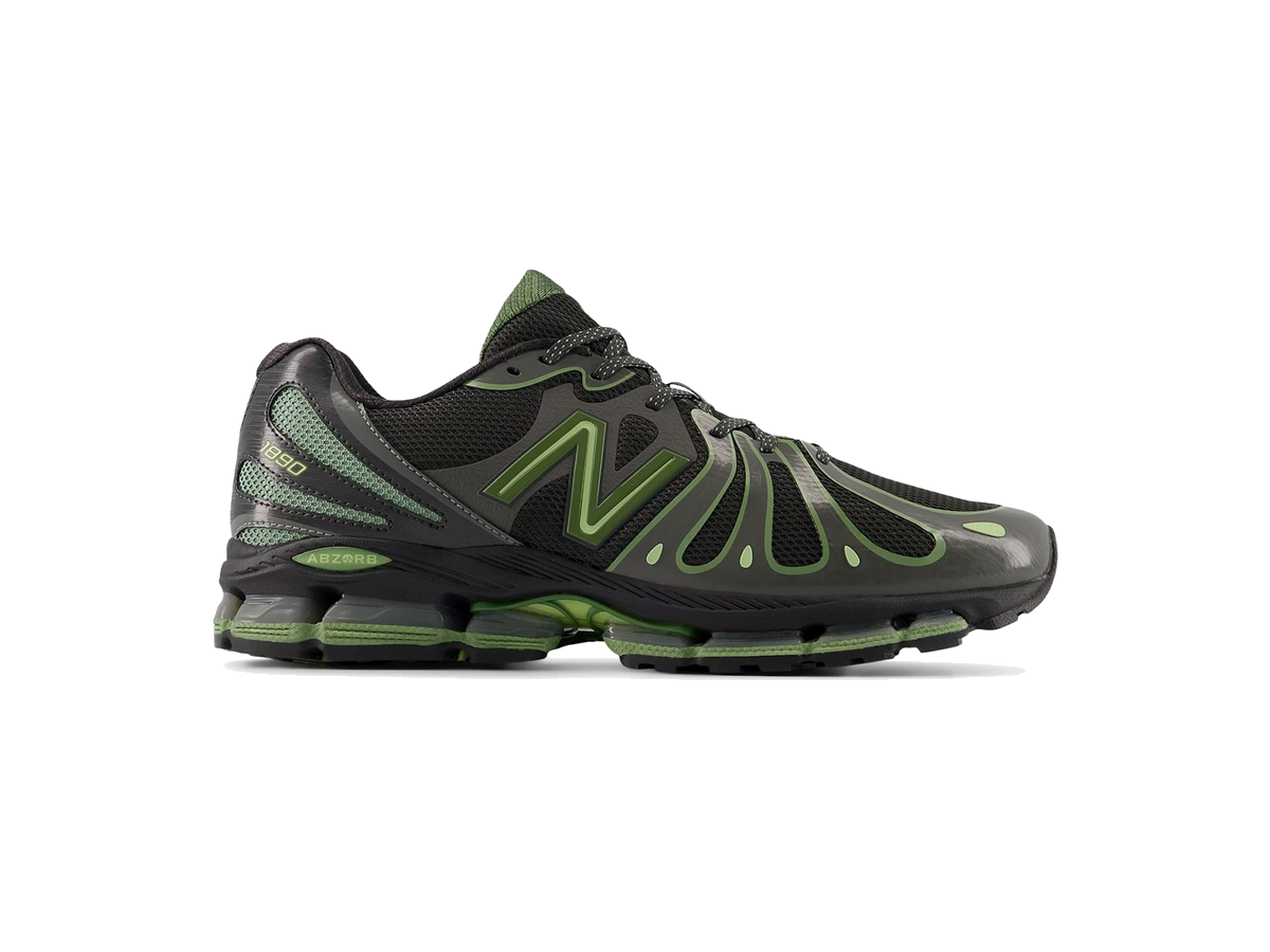 New Balance 1890 Faded Black Utility Green