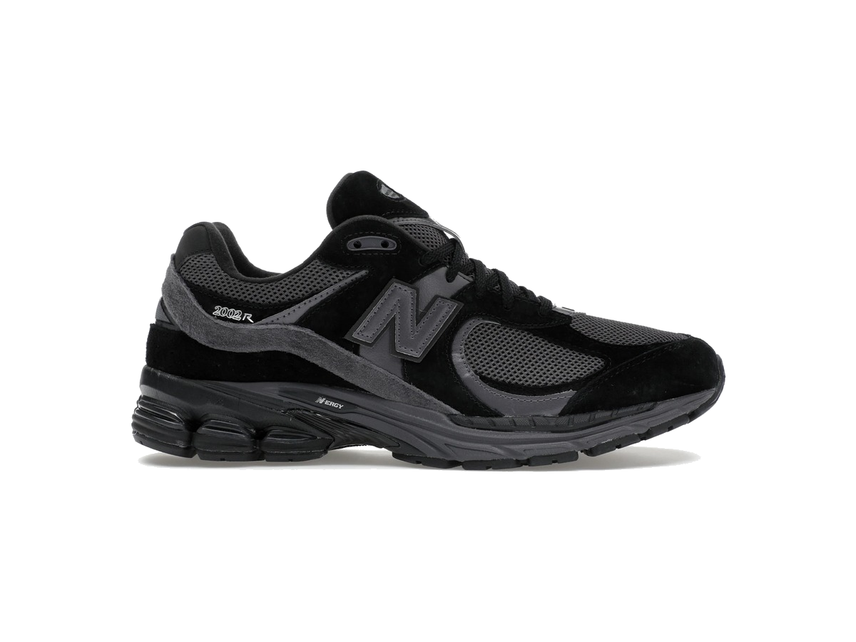 New Balance 2002R Black Dark Grey