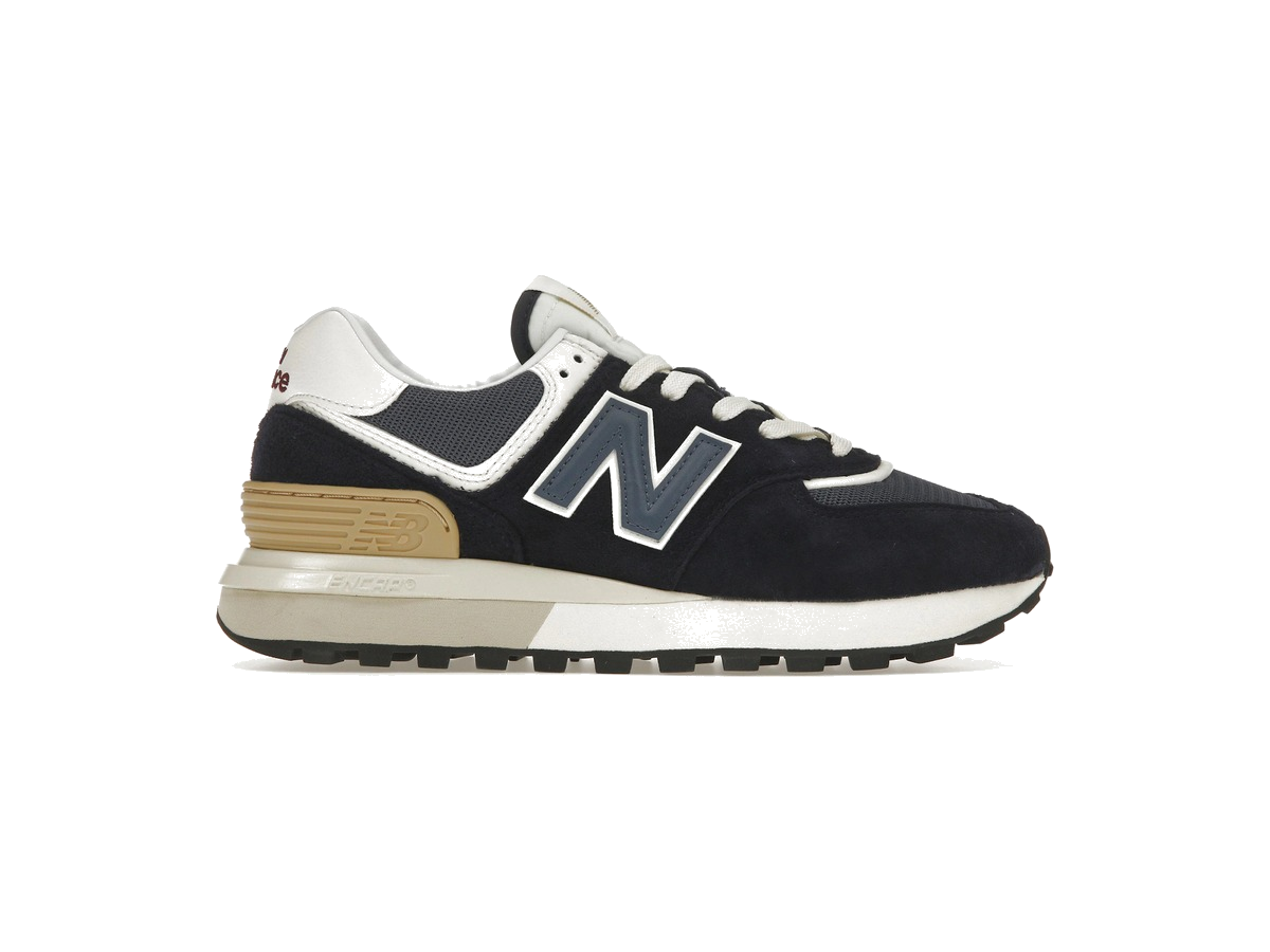 New Balance 574 Navy White Beige