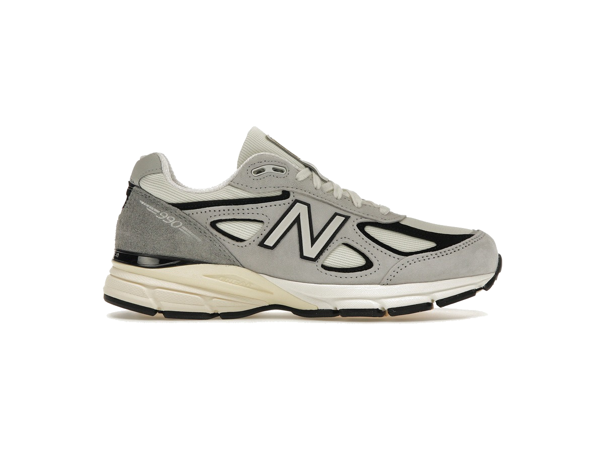 New Balance 990v4 MiUSA Teddy Santis Grey Black Cream