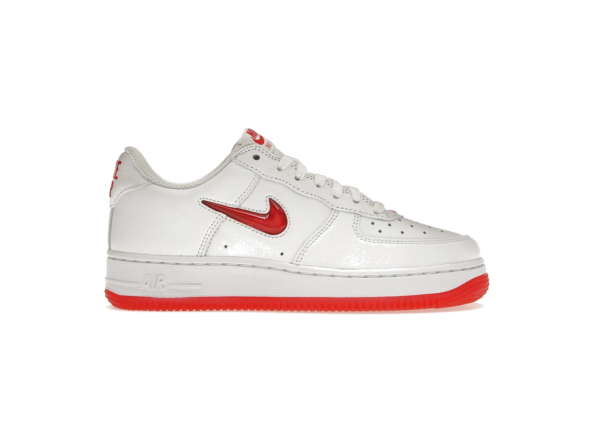 Nike Air Force 1 Low '07 Retro Color of the Month Jewel Swoosh University Red