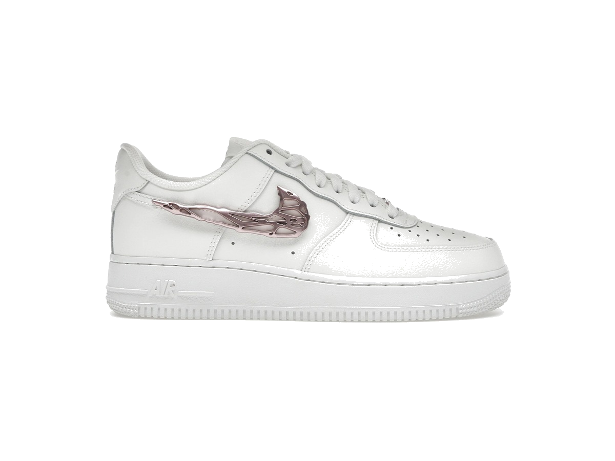 Nike Air Force 1 Low Liquid Metal Swoosh Metallic Rose Gold (Women's)