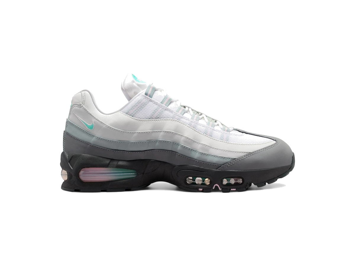 Nike Air Max 95 Big Bubble White Hyper Turquoise Pink Foam