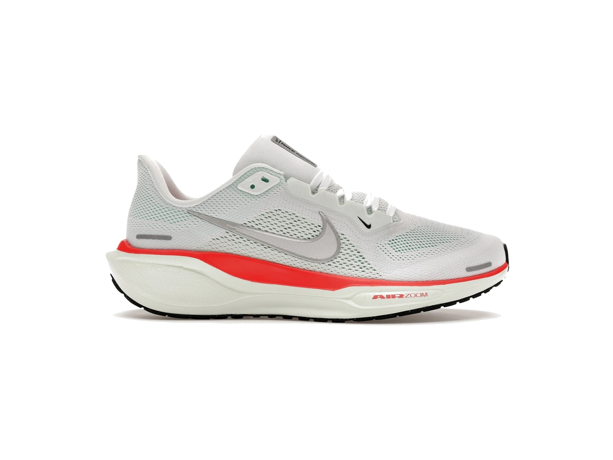Nike Air Zoom Pegasus 41 White Barely Green Bright Crimson Metallic Silver