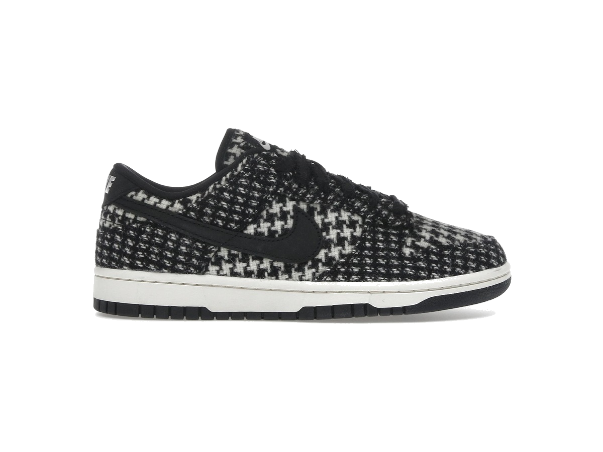Nike Dunk Low Harris Tweed White Black Multi (Women's)