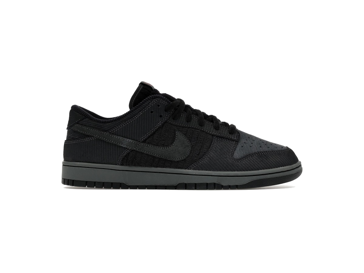 Nike Dunk Low Retro Premium Black Corduroy