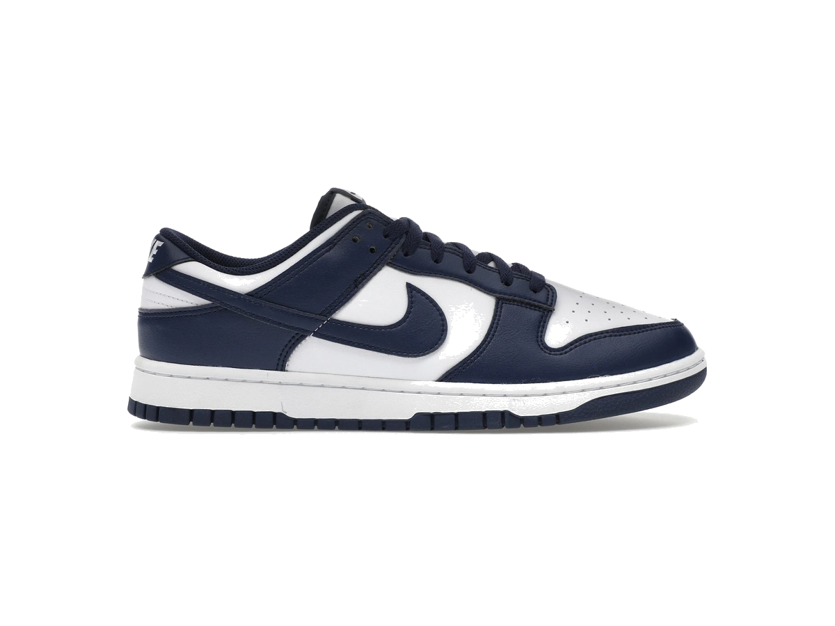 Nike Dunk Low White Midnight Navy
