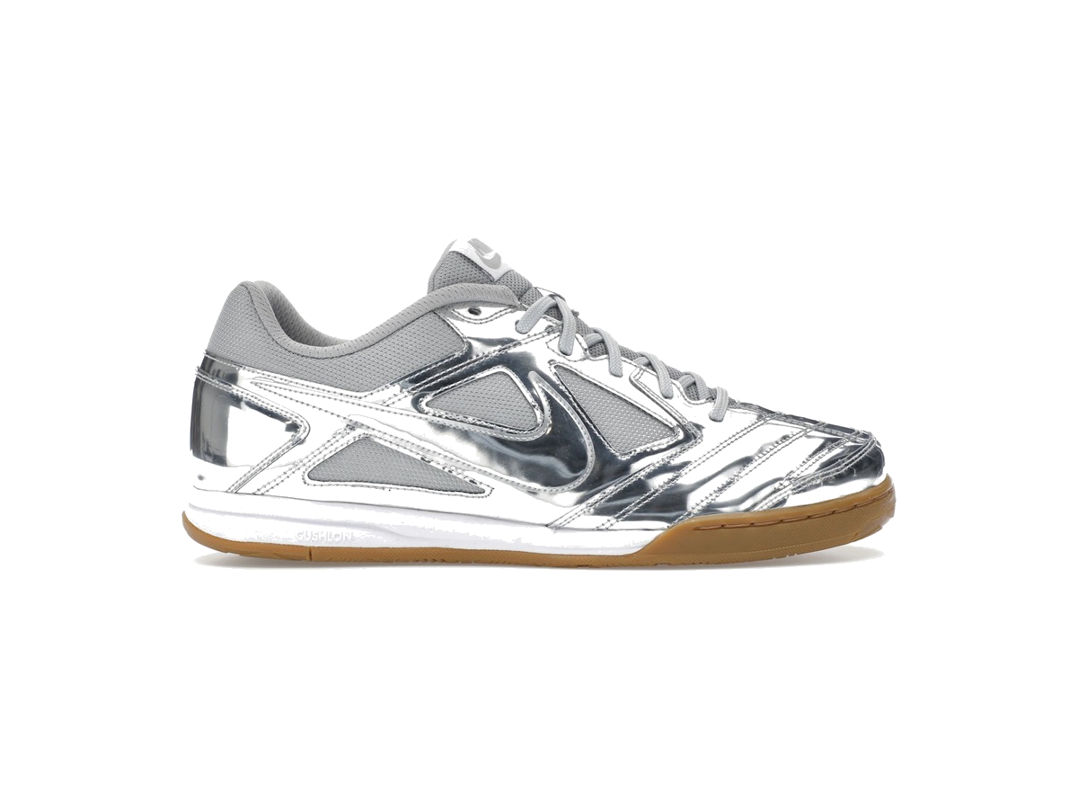 Nike Gato LV8 Metallic Silver White Gum Light Brown