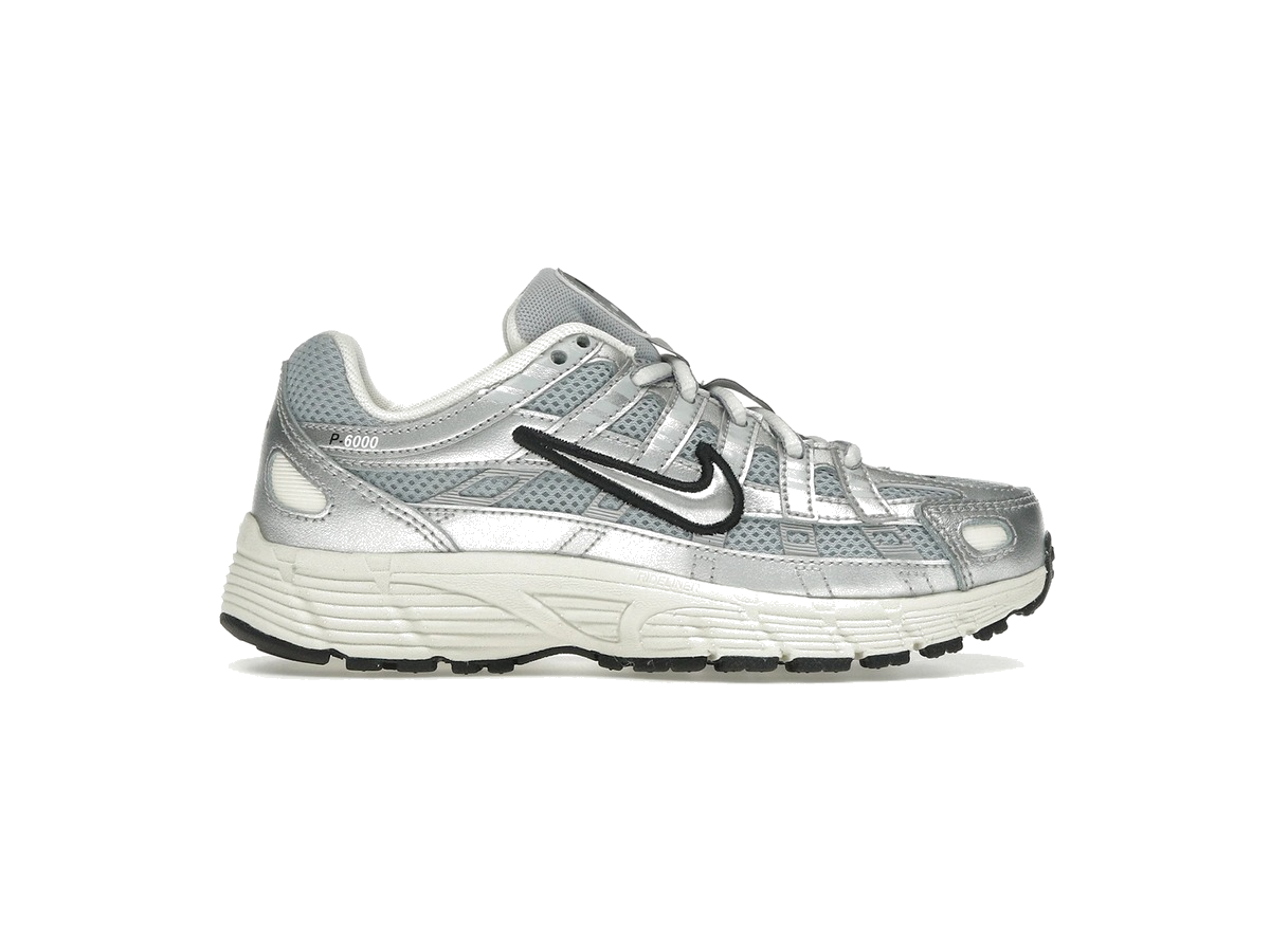 Nike P-6000 Metallic Silver Black (GS)