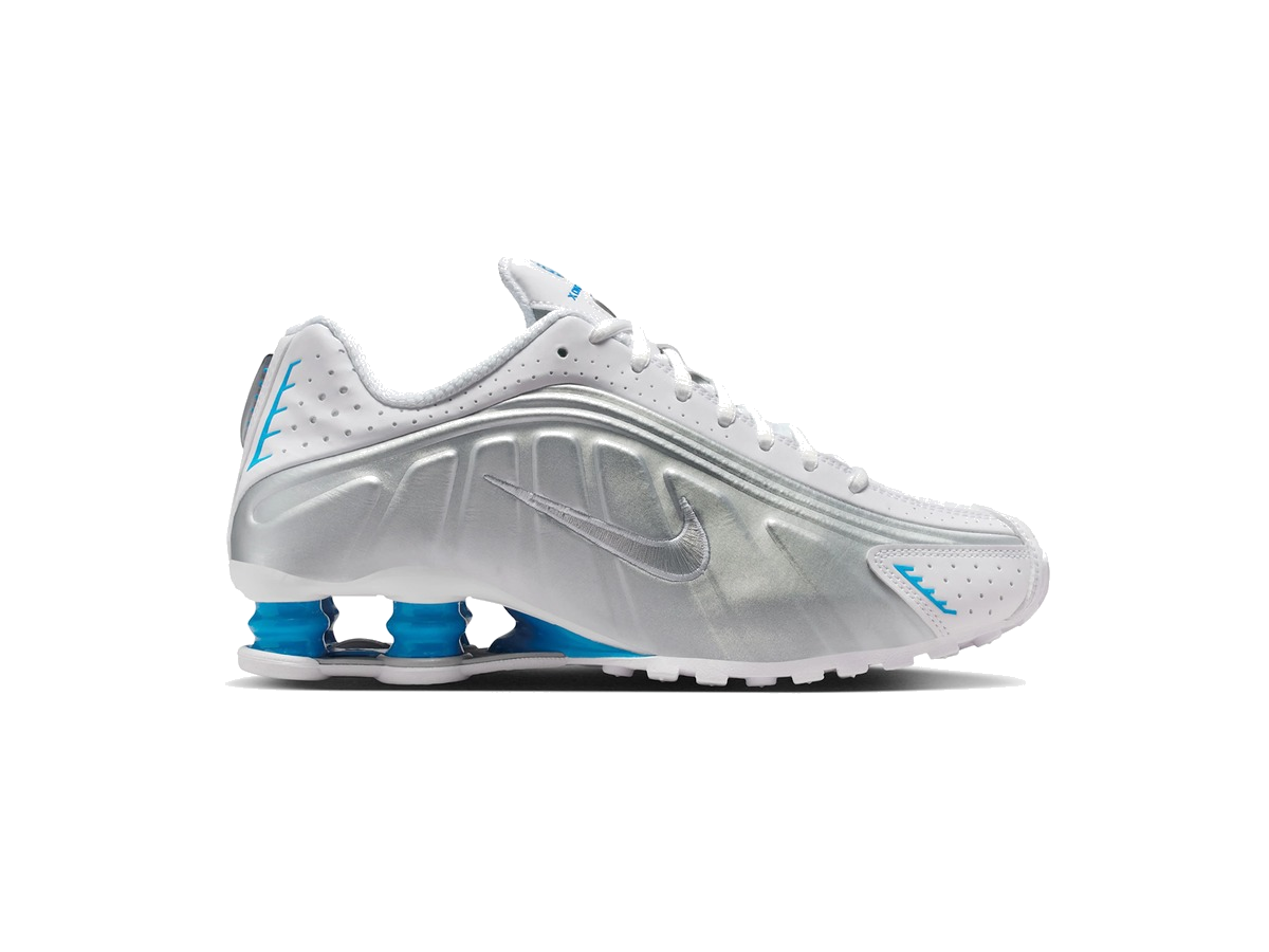 Nike Shox R4 White Blue Hero Silver (Women's)
