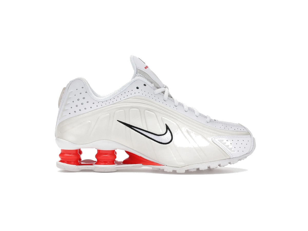 Nike Shox R4 White Phantom Picante Red (Women's)