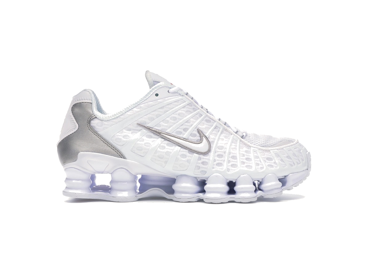Nike Shox TL White Metallic Silver