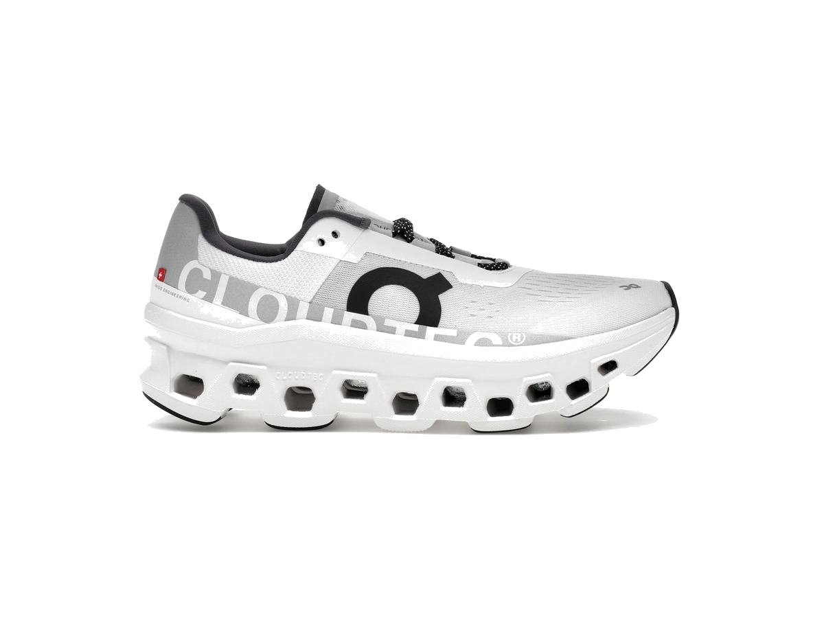 On Running Cloudmonster White Black (Women's)