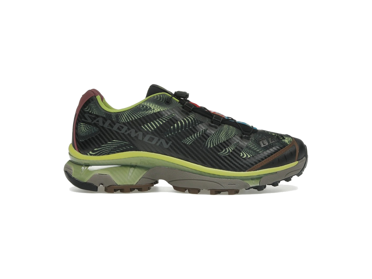 Salomon XT-4 OG Rave at Dawn Black Dark Citron