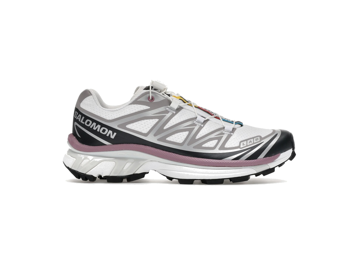 Salomon XT-6 White Black Dusky Orchid