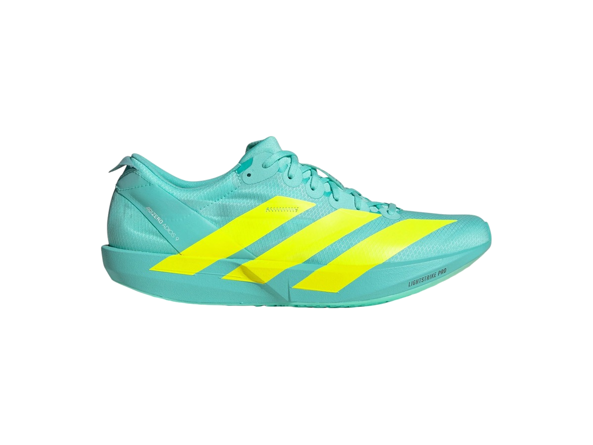 adidas Adizero Adios 9 Flash Aqua Lucid Lemon Zero Metalic