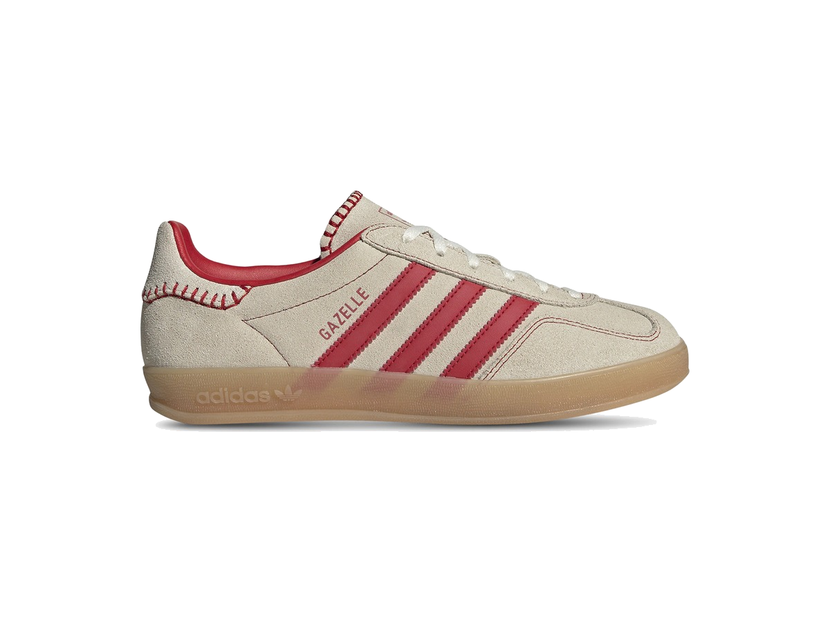 adidas Gazelle Indoor Beige Better Scarlet (Women's)