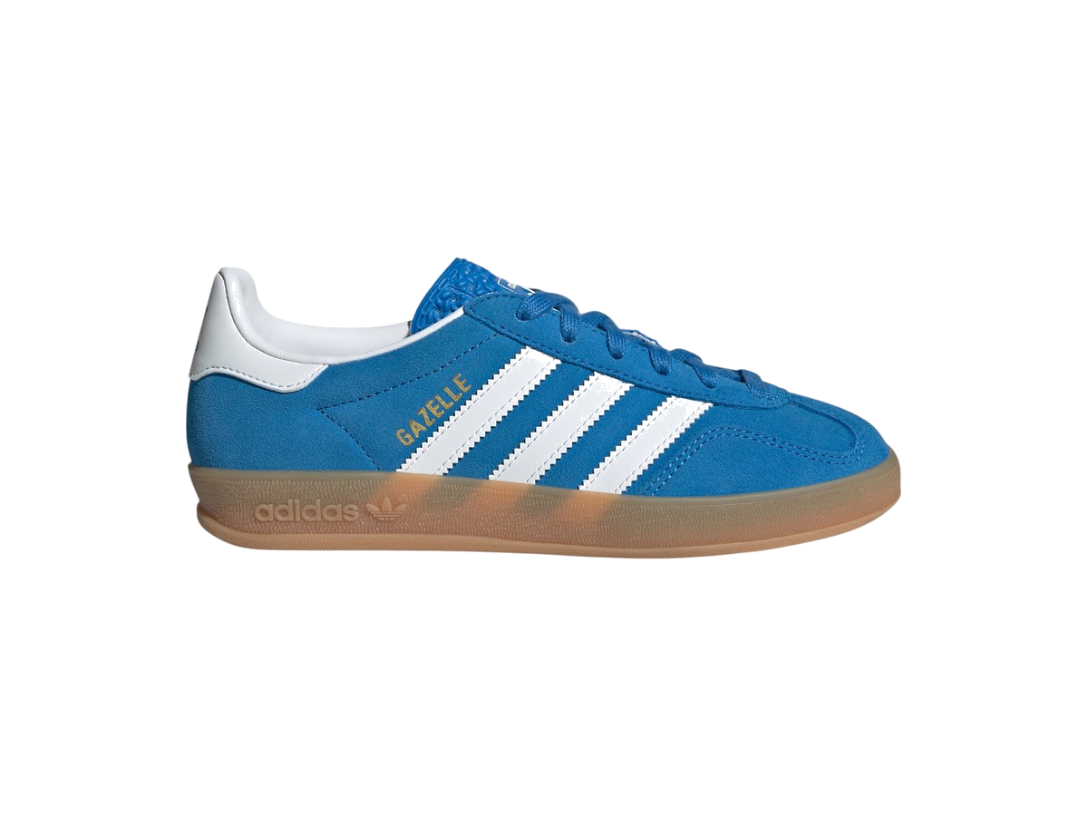 adidas Gazelle Indoor Blue Bird Cloud White Gum (GS)