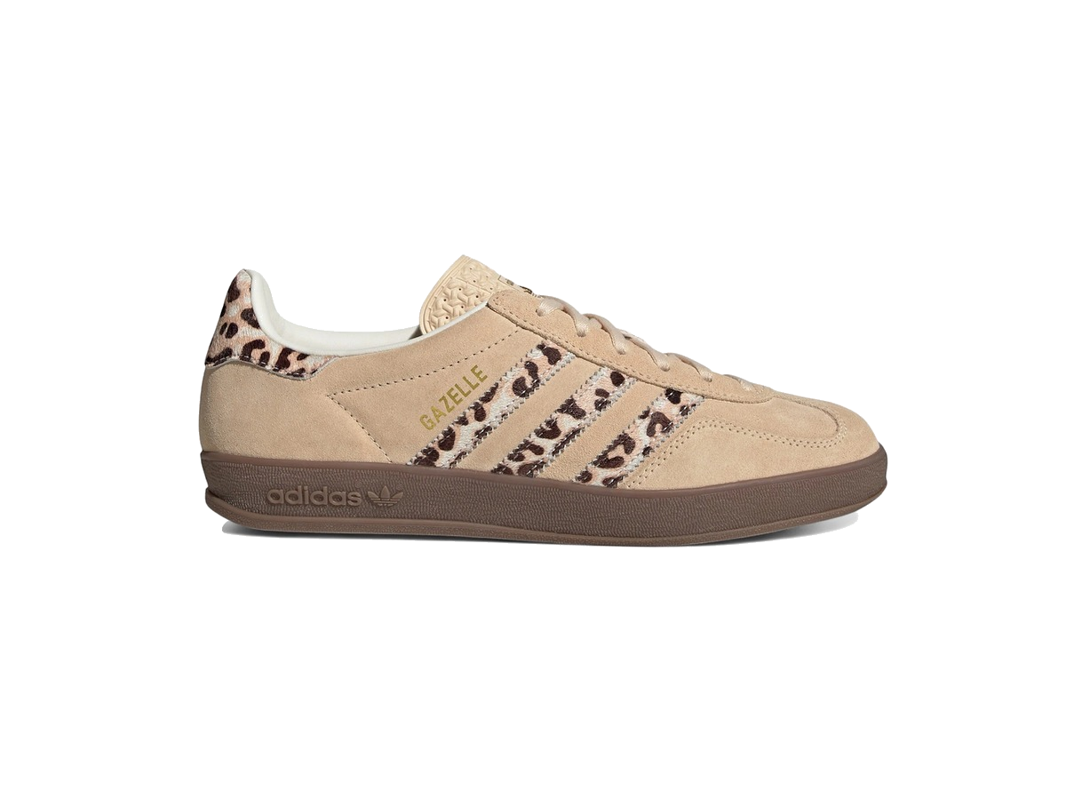 adidas Gazelle Indoor Leopard Crystal Sand (Women's)