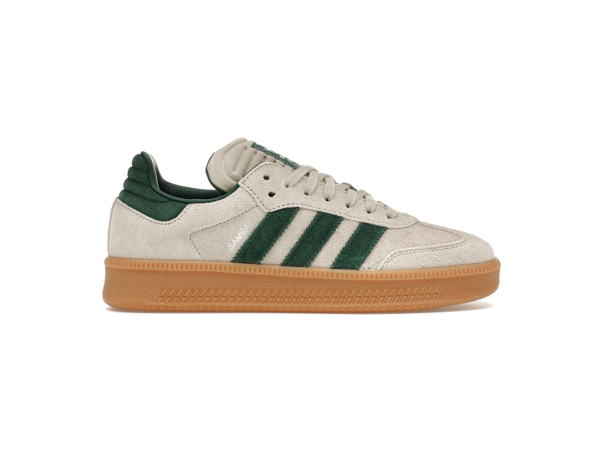 adidas Samba XLG Putty Grey Collegiate Green