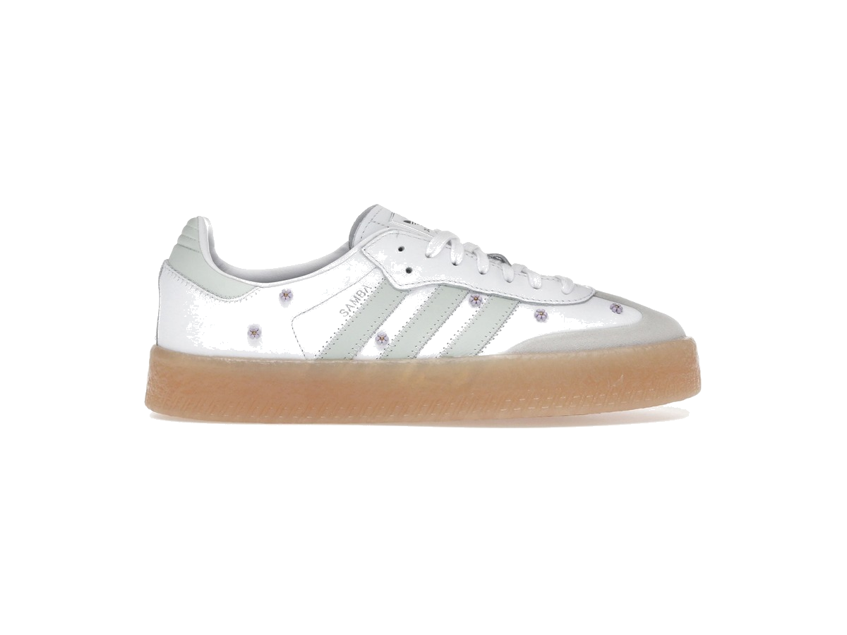 adidas Sambae Floral White Linen Green Gum (Women's)