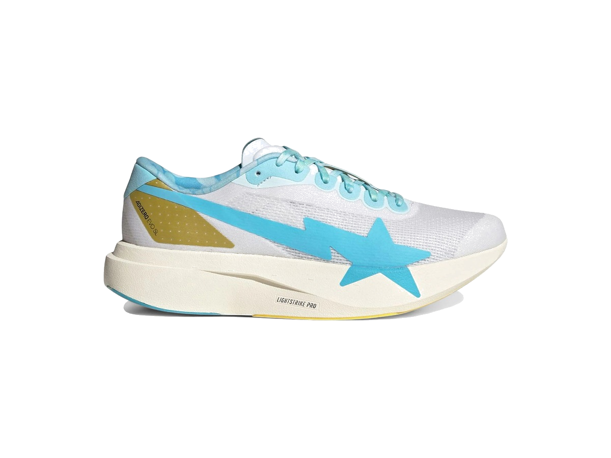adidas Adizero Evo SL Bape Blue Pink Gold