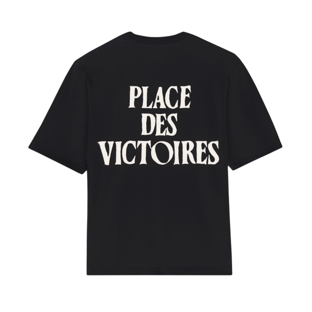 T-shirt Noir Ami de Coeur Place des Victoires – vue principale