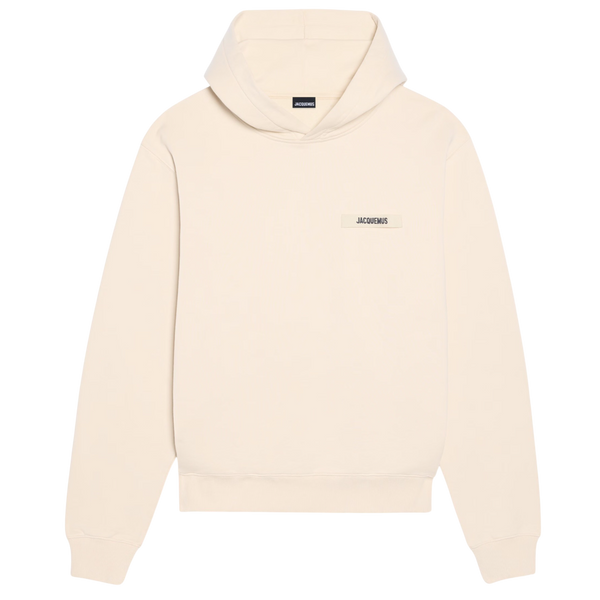 Le Hoodie Gros Grain Jacquemus Cream – vue principale