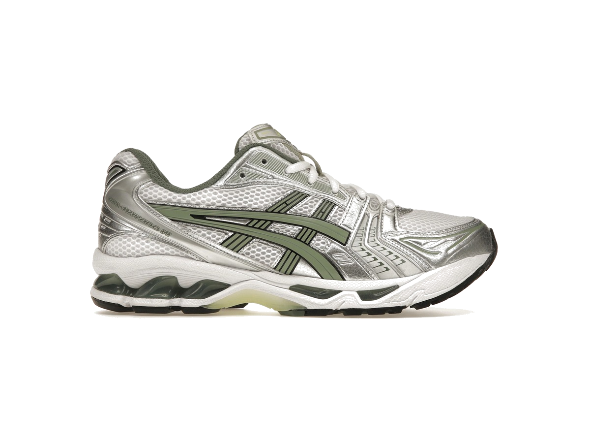 ASICS Gel-Kayano 14 White Pure Silver Slate Grey Sage