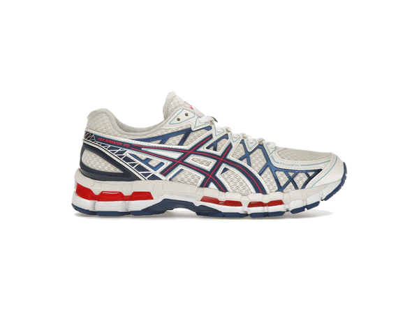 ASICS Gel-Kayano 20 Cream Blue Red