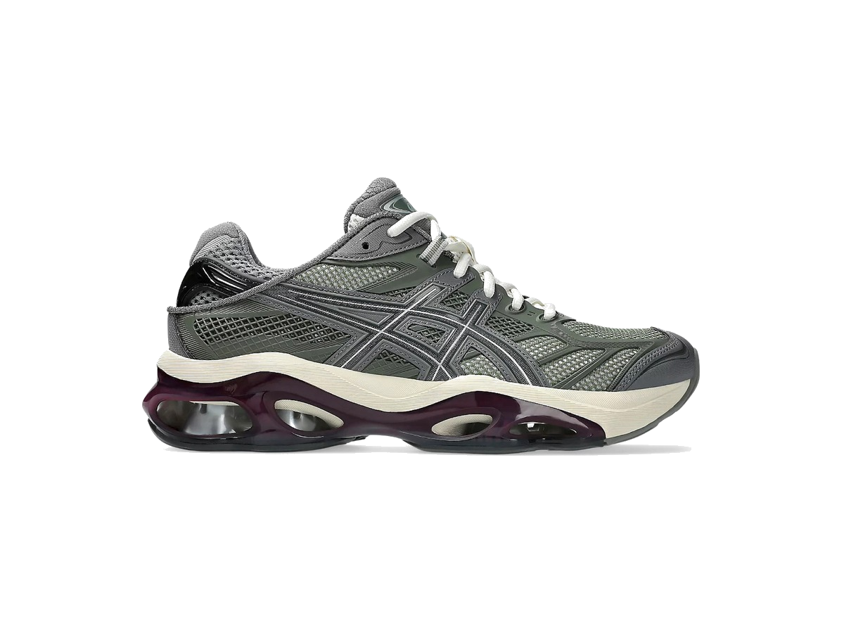 ASICS Gel-Kinetic 2.0 Lichen Green Beniimo Purple