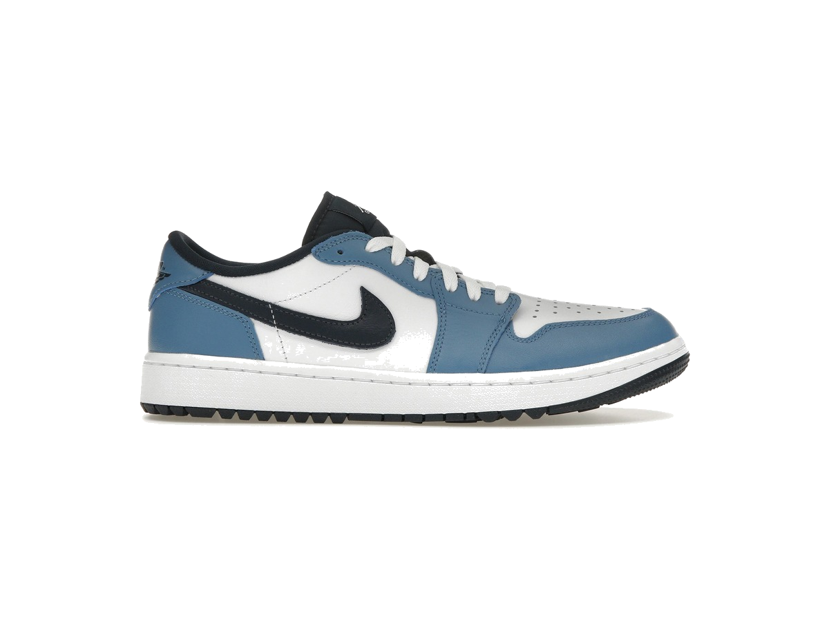 Jordan 1 Low Golf White Aegean Storm