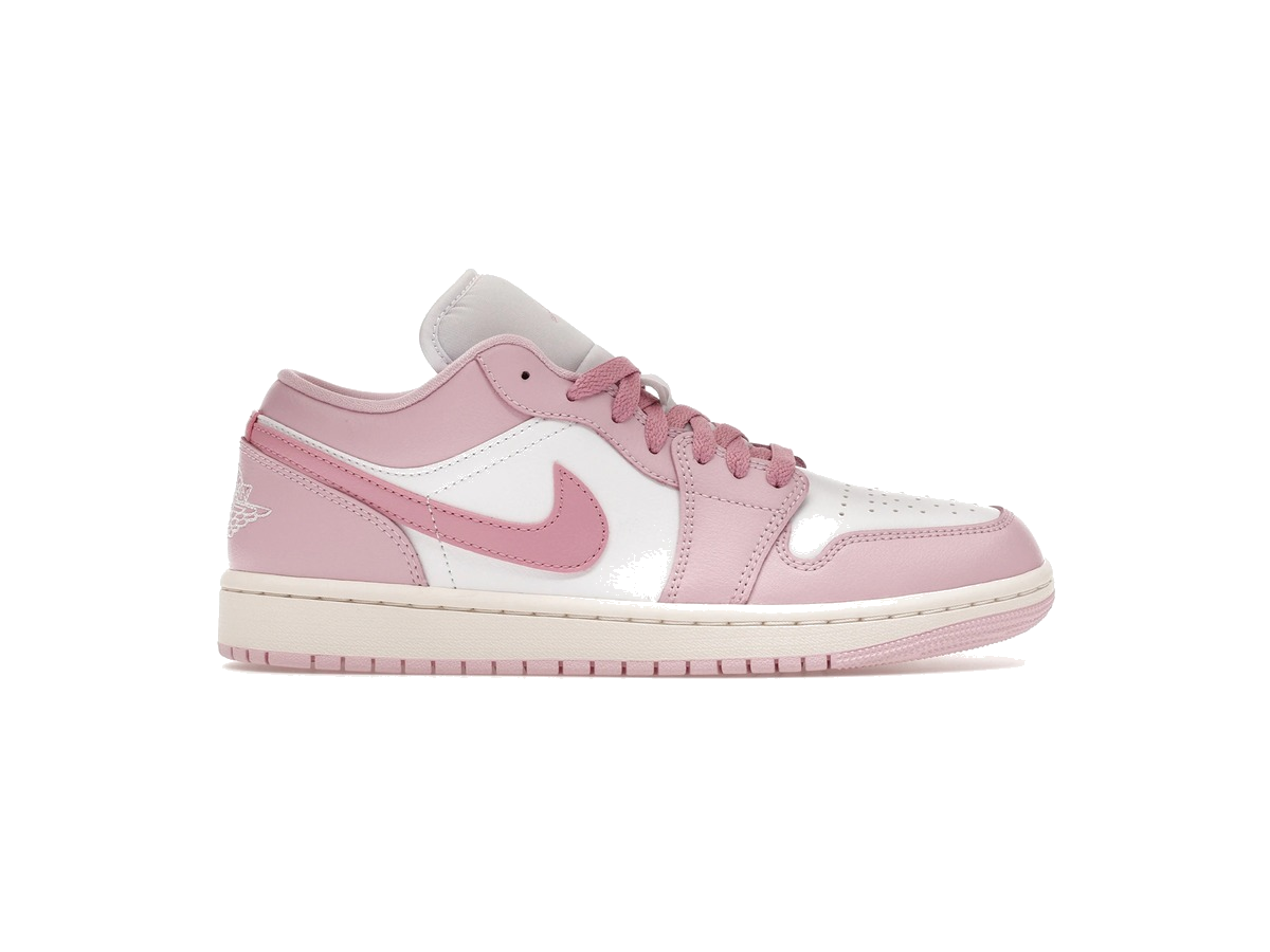 Jordan 1 Low Iced Carmine White (Women's)