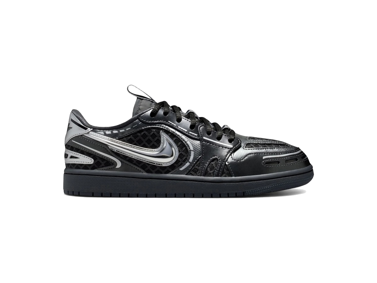 Jordan 1 Low Method of Make V3 Black Metallic Silver (Women's)