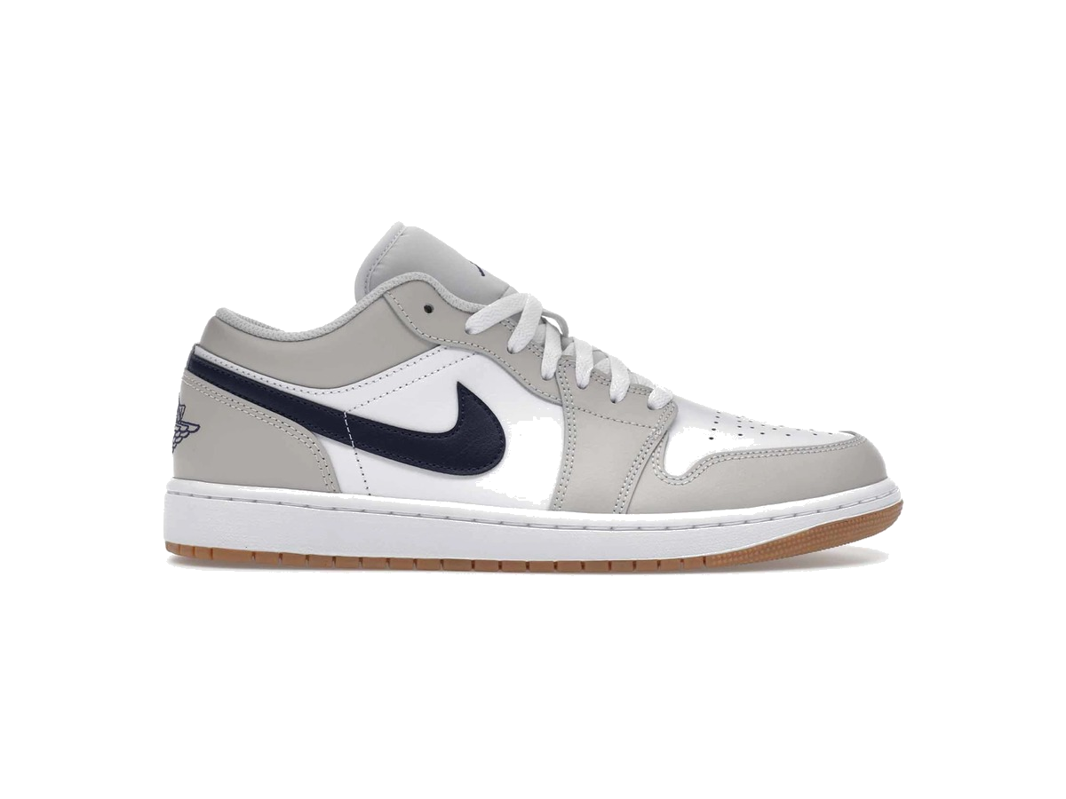 Jordan 1 Low Midnight Navy Neutral Grey