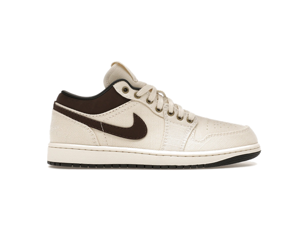 Jordan 1 Low Premium Pale Ivory Off Noir Baroque Brown