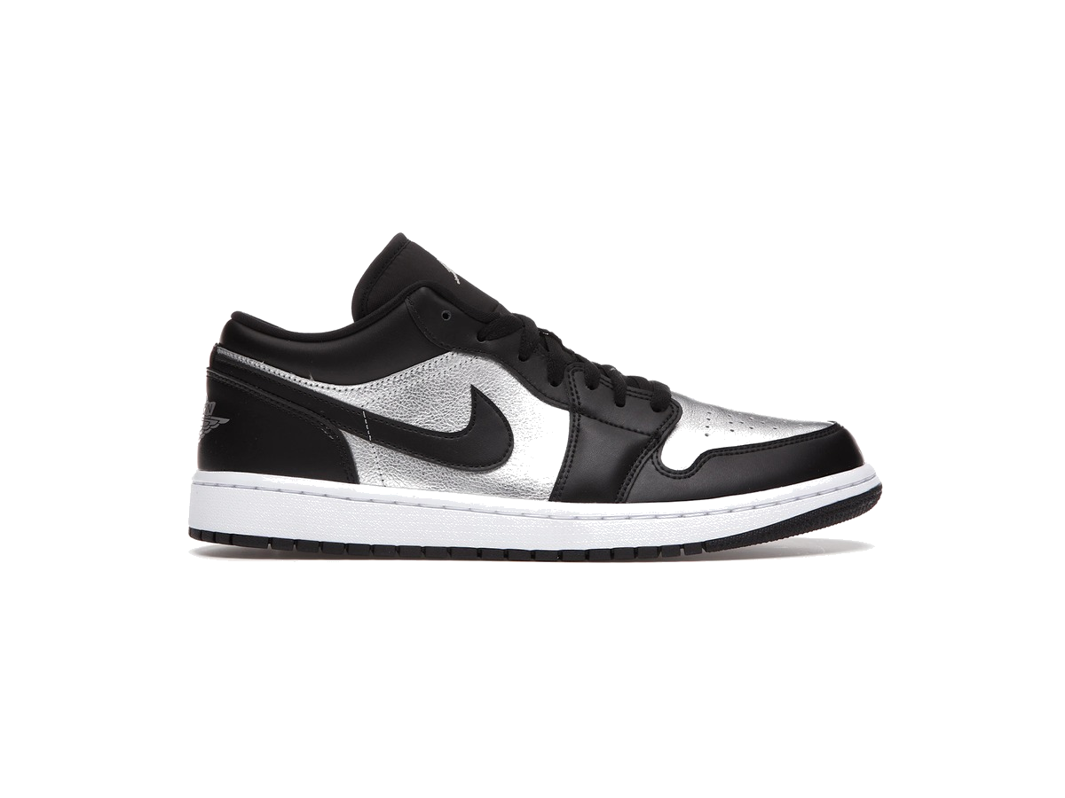 Jordan 1 Low SE Black Metallic Silver (Women's)