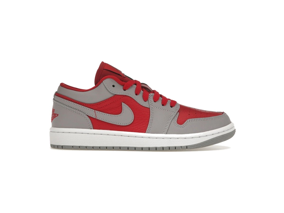 Jordan 1 Low SE Homage Split Gym Red Cement Grey (Women's)