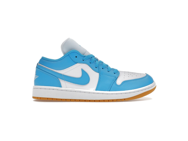 Jordan 1 Low White Gum Light Brown Dark Powder Blue (Women's)